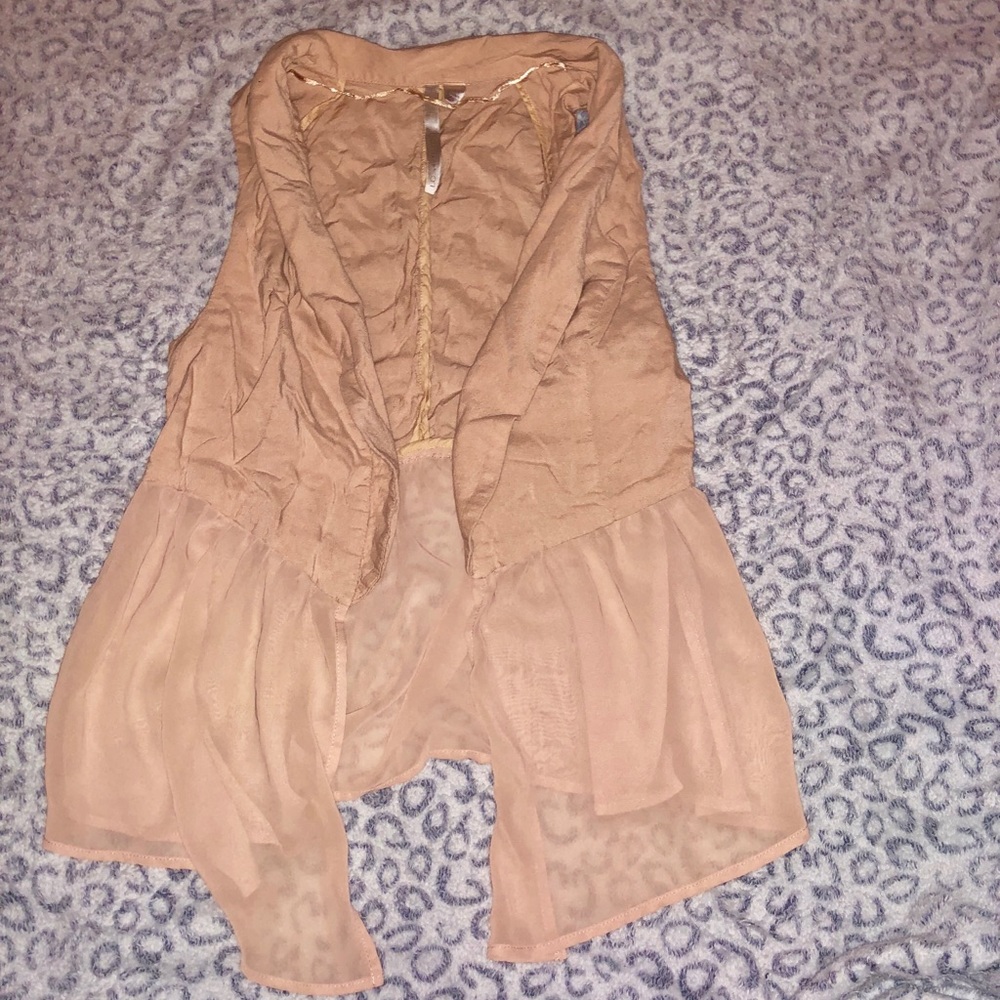 Lauren Conrad Blush Vest/ Cardigan